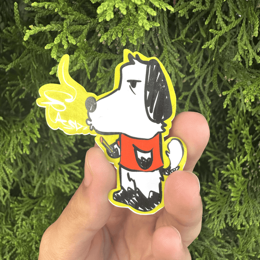 Adult Snoopy Sticker