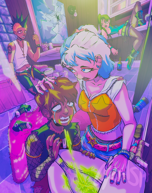 Radioactive Vomit Print
